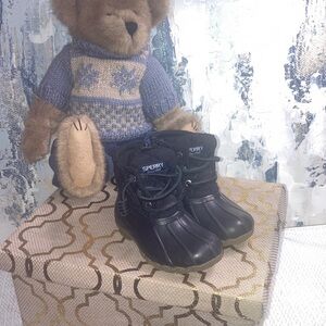 Sperry Kids Top Sider Size 6M Navy Blue Rain Boots